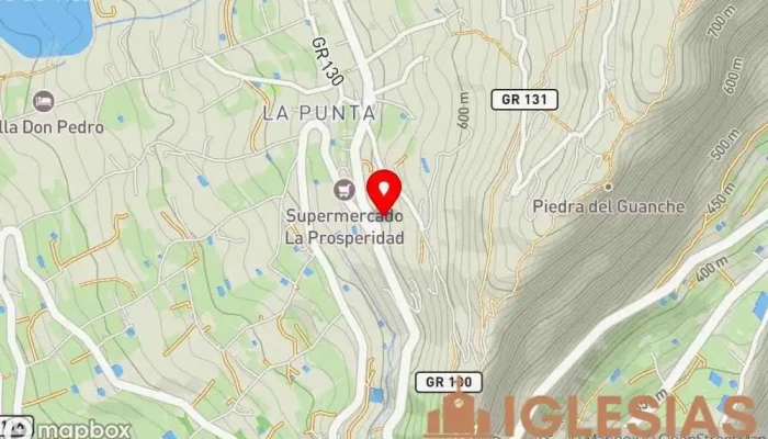 mapa de Iglesia Evangélica Bautista de La Palma Iglesia evangélica en Tijarafe