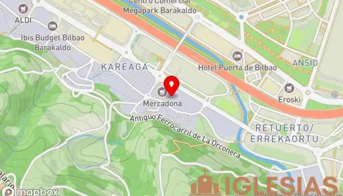 mapa de Iglesia Evangélica Filadelfia De Zorroza Iglesia evangélica en Barakaldo