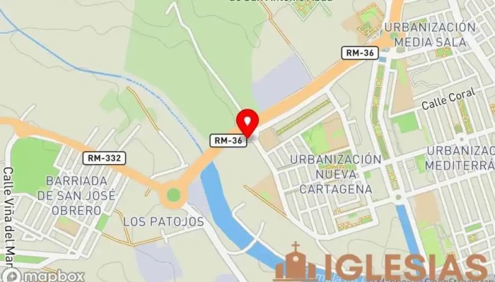 mapa de Iglesia Evangélica Nueva Cartagena Iglesia de Jesucristo en Cartagena
