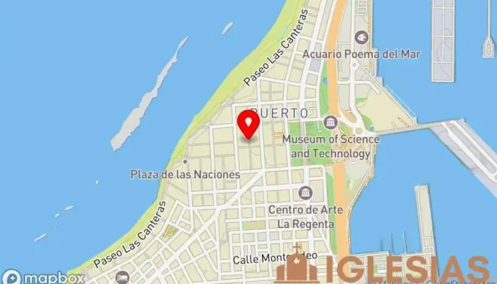 mapa de Iglesia ni Cristo - Locale of Las Palmas [Spain] Lugar de culto en Las Palmas de Gran Canaria