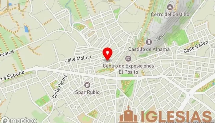 mapa de Iglesia Nuestra Señora de la Concepción Iglesia en Alhama de Murcia