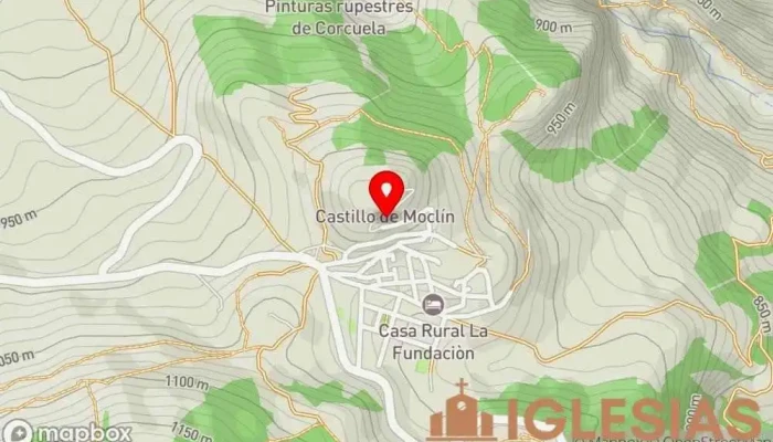 mapa de Iglesia Nuestra Señora de la Encarnación Iglesia católica en Moclín