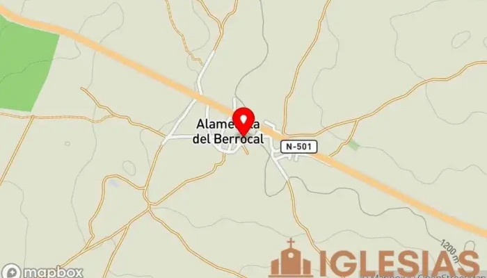 mapa de Iglesia Nuestra Señora de los Dolores Iglesia católica en Ávila