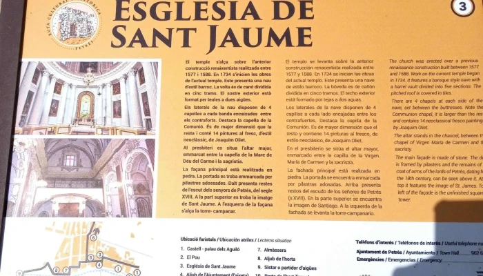 Iglesia Parroquial De San Jaume -  Instagram - Petrés