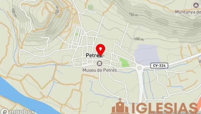 mapa de Iglesia Parroquial de San Jaume Iglesia católica en Petrés