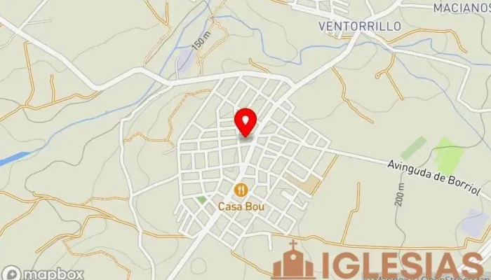 mapa de Iglesia San Juan Bautista Iglesia en Sant Joan de Moró