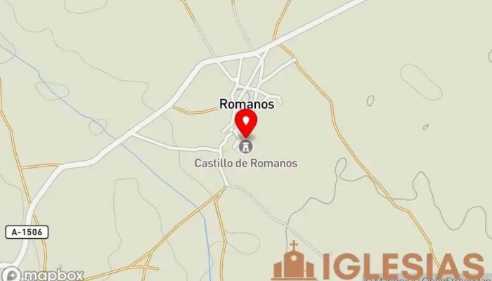mapa de Iglesia San Pedro Apostol Siglo XIV Iglesia católica en Romanos
