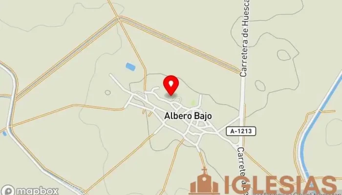 mapa de Иглесия Iglesia en Albero Bajo