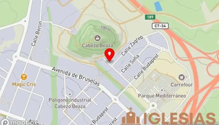 mapa de IPUE Cartagena - Iglesia Pentecostal Unida en Europa Iglesia pentecostal en Cartagena