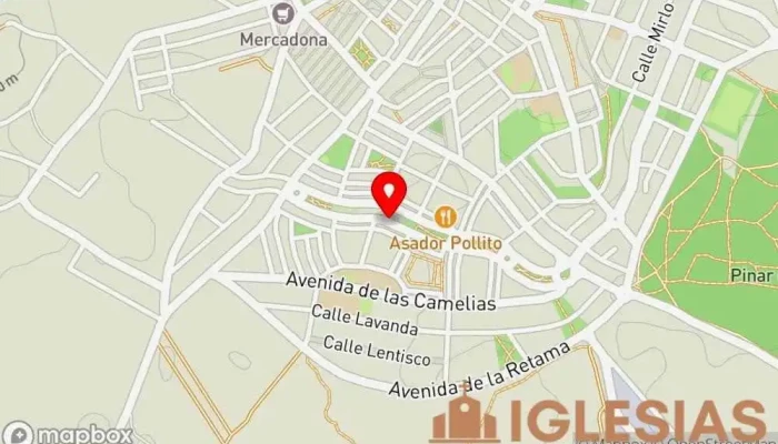 mapa de Local de Iglesia Cristiana Bíblica de Aljaraque, Esperanza Viva Iglesia cristiana en Aljaraque