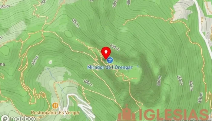 mapa de Oratori de la Marededeu del Refugi Capilla en Alaró