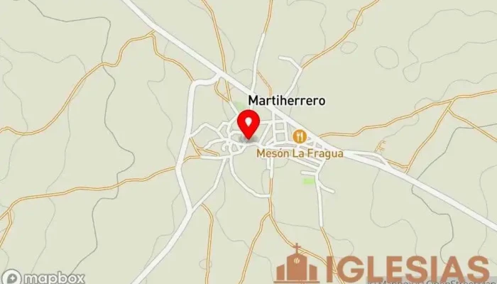 mapa de Parroquia católica de la Asunción de nuestra señora Iglesia católica en Martiherrero