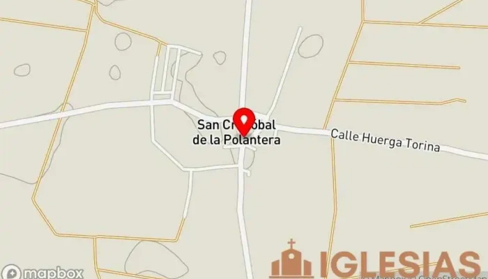 mapa de Parroquia Católica De Santiago Apóstol Parroquia en San Cristóbal de la Polantera