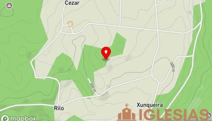 mapa de Parroquia católica San Martiño Parroquia en A Coruña