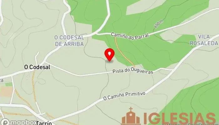 mapa de Parroquia católica San Pedro Parroquia en Castroverde