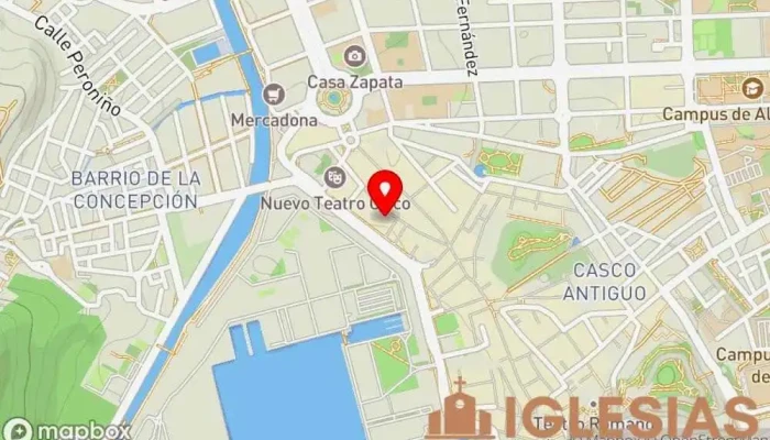mapa de Parroquia de San Antonio María Claret En Cartagena Iglesia católica en Cartagena