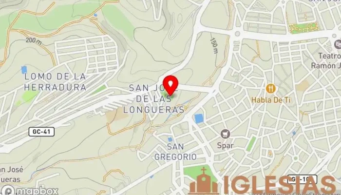 mapa de Parroquia de San José (San José de Las Longueras) Iglesia católica en La Herradura