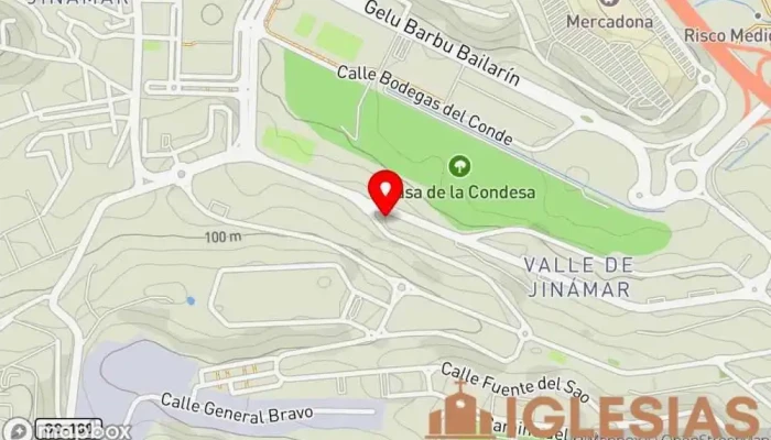mapa de Parroquia de San Juan Bosco Iglesia católica en Telde