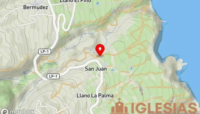 mapa de Parroquia de San Juan Iglesia en San Juan