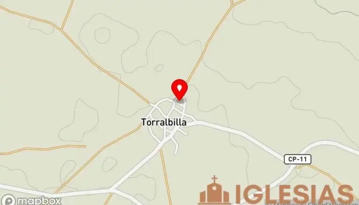 mapa de Parroquia de San Lorenzo Iglesia católica en Torralbilla