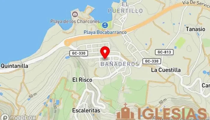 mapa de Parroquia de San Pedro Apóstol Parroquia en Bañaderos