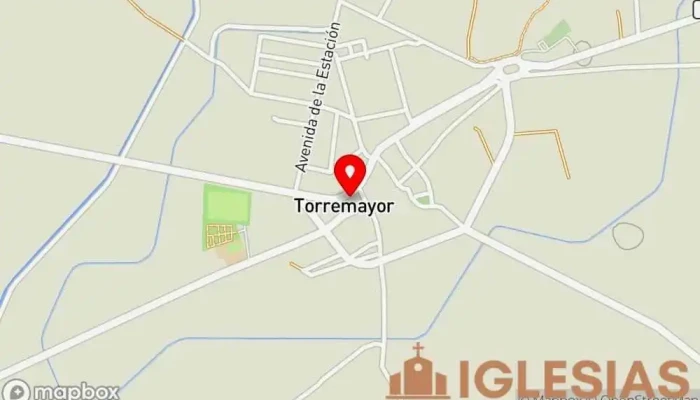 mapa de Parroquia De Santiago Apóstol Parroquia en Torremayor