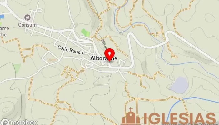 mapa de Parroquia Del Apóstol Santiago Iglesia en Alborache