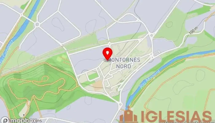 mapa de Parròquia Mare de Déu del Carme Iglesia en Granollers