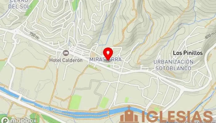 mapa de Parroquia Ntra Sra Del Rosario Parroquia en Cenes de la Vega