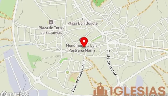mapa de Parroquia Nuestra Señora de la Asunción Iglesia en Esquivias