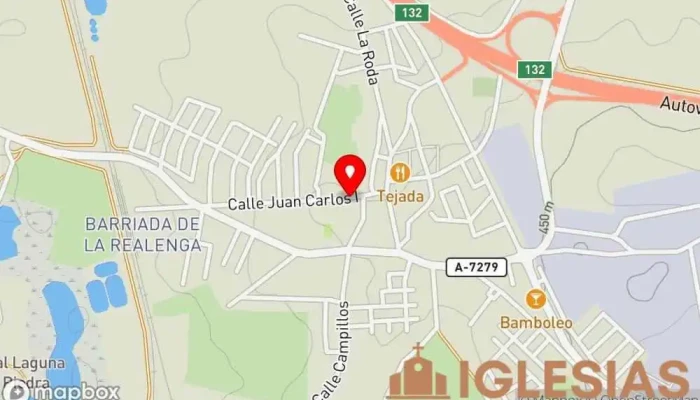 mapa de Parroquia Nuestra Señora de las Virtudes Parroquia en Fuente de Piedra