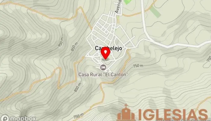 mapa de Parroquia Nuestra Señora de los Ángeles Parroquia en Carchelejo