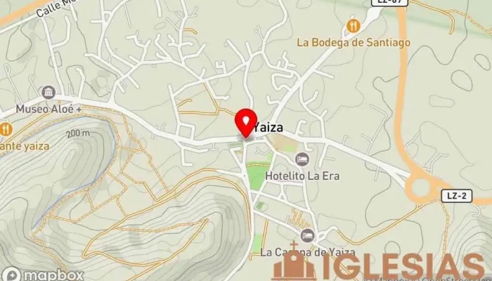 mapa de Parroquia Nuestra Señora de los Remedios Iglesia en Yaiza