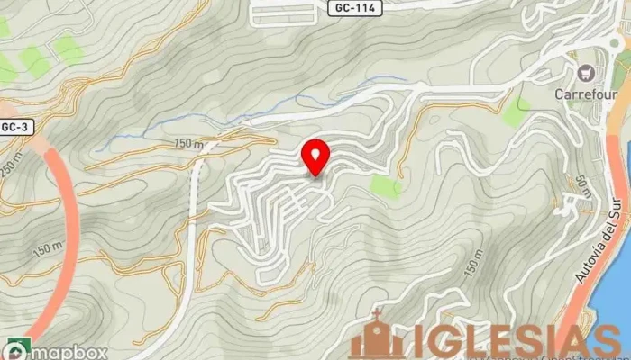 mapa de Parroquia Nuestra Sra De Fátima Parroquia en Las Palmas de Gran Canaria