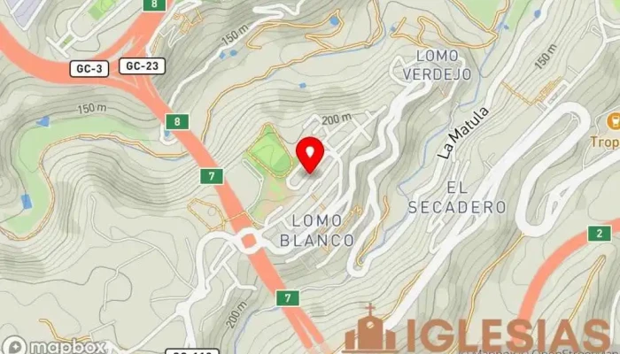 mapa de Parroquia San José Artesano Parroquia en Las Palmas de Gran Canaria