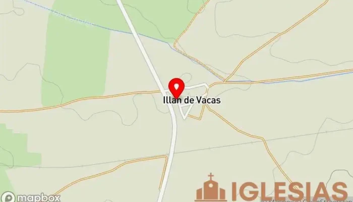 mapa de Plazoleta de la Iglesia Jardín en Illán de Vacas