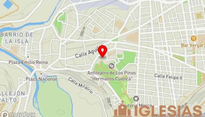 mapa de Santuario Parroquia de Jesús Nazareno Parroquia en Puente Genil