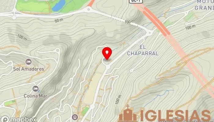 mapa de Templo Ecuménico el Buen Pastor y Maria Auxiliadora Iglesia en Puerto Rico