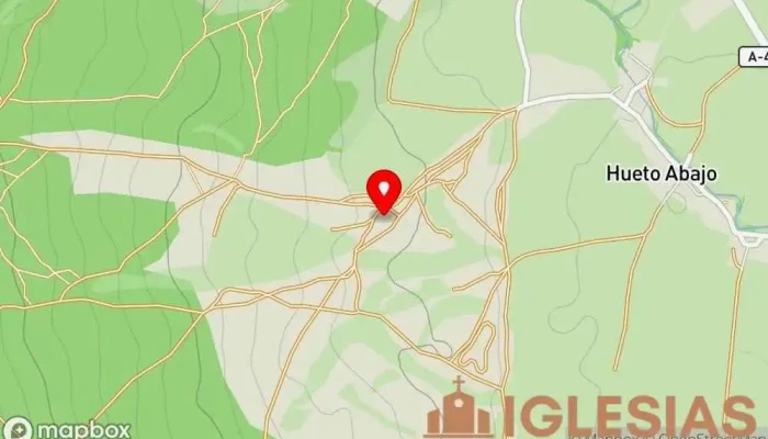 mapa de Ubarriaraneko baseliza Iglesia en Vitoria-Gasteiz